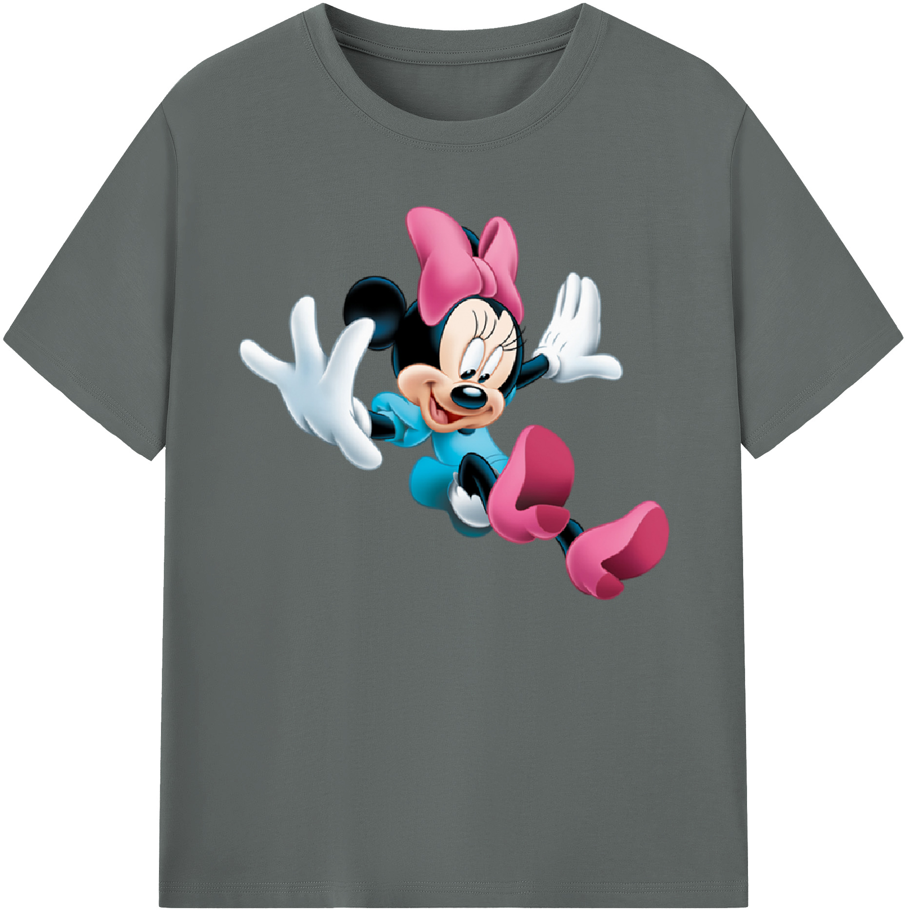 ミッキーマウス Mickey Mouse 綿100％ メンズ半袖Tシャツ｜肌触りやわらか＆通気性